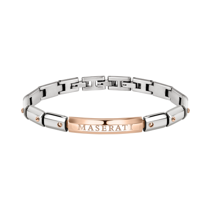 Maserati Jewels Men's Rose Gold Screw Bracelet