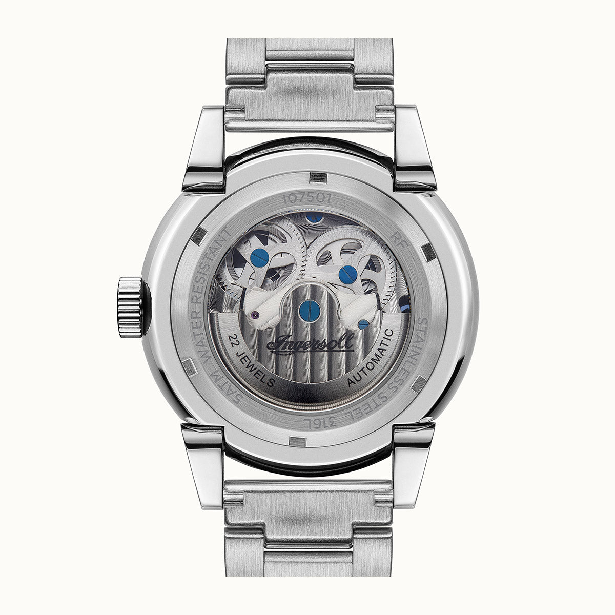 Ingersoll The Swing Silver Skeleton Automatic Watch
