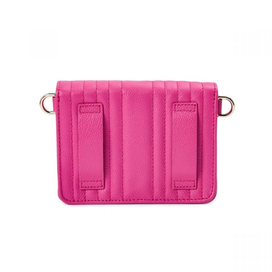 Wolf Mimi Mini Bag with Wristlet & Lanyard Pink