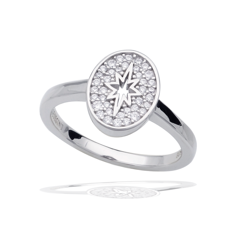 GEORGINI A CHRISTMAS JOURNEY FOLLOW THE STAR RING SILVER