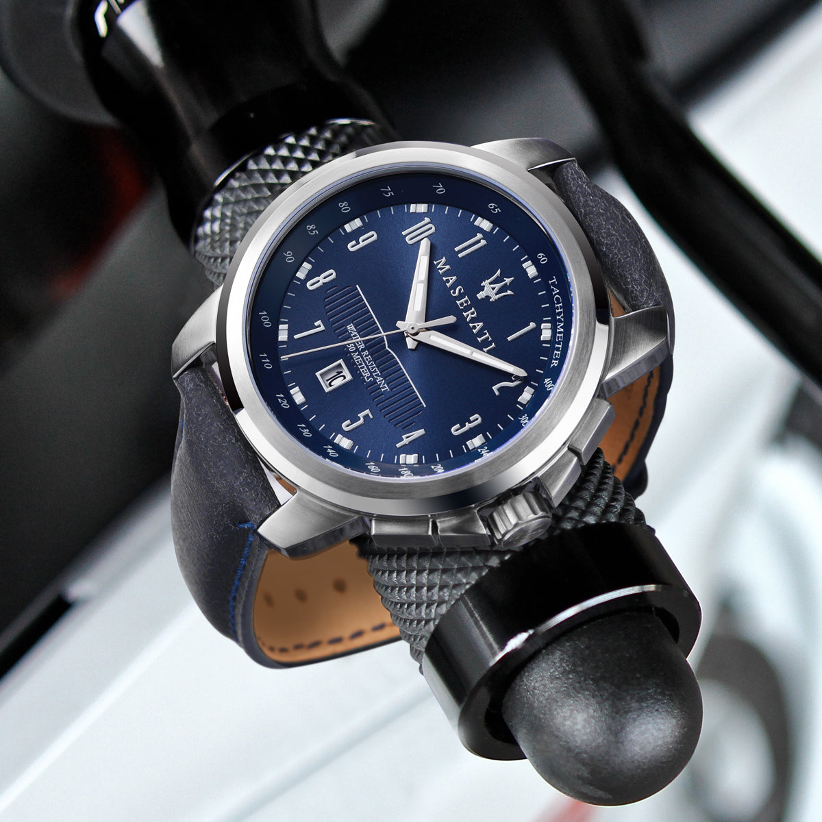 Maserati Successo Blue Dial 44mm Chronogragh