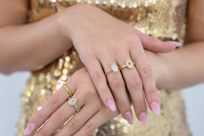 GEORGINI A CHRISTMAS JOURNEY ELLIPSE BAND GOLD