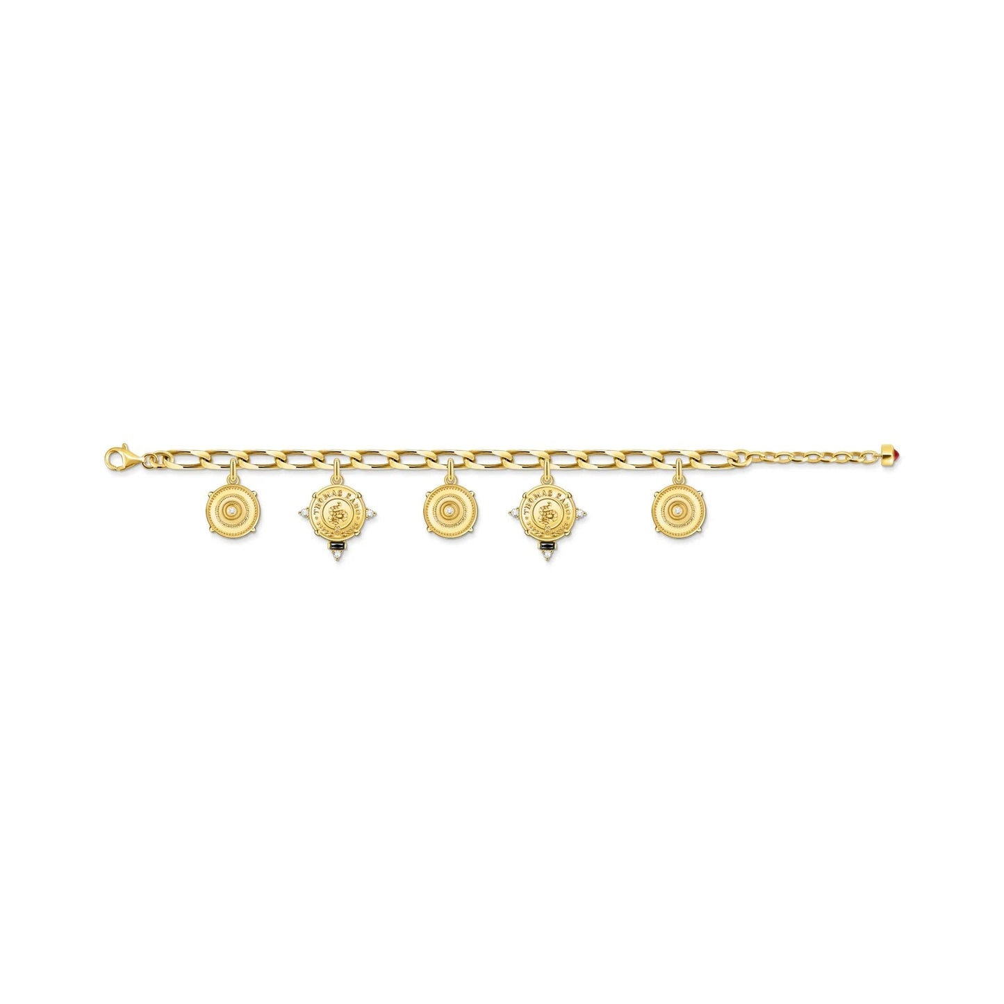 THOMAS SABO Iconic Symbols Coins Gold Bracelet