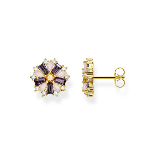 Thomas Sabo Ear Studs Flower Gold