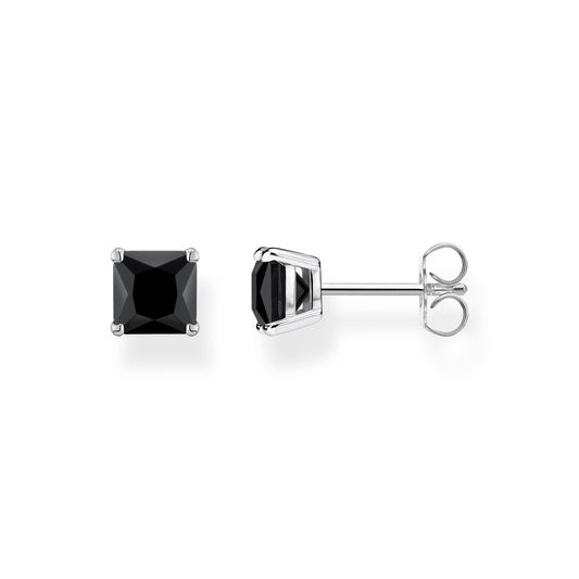 Thomas Sabo Ear Studs Black Stone Silver