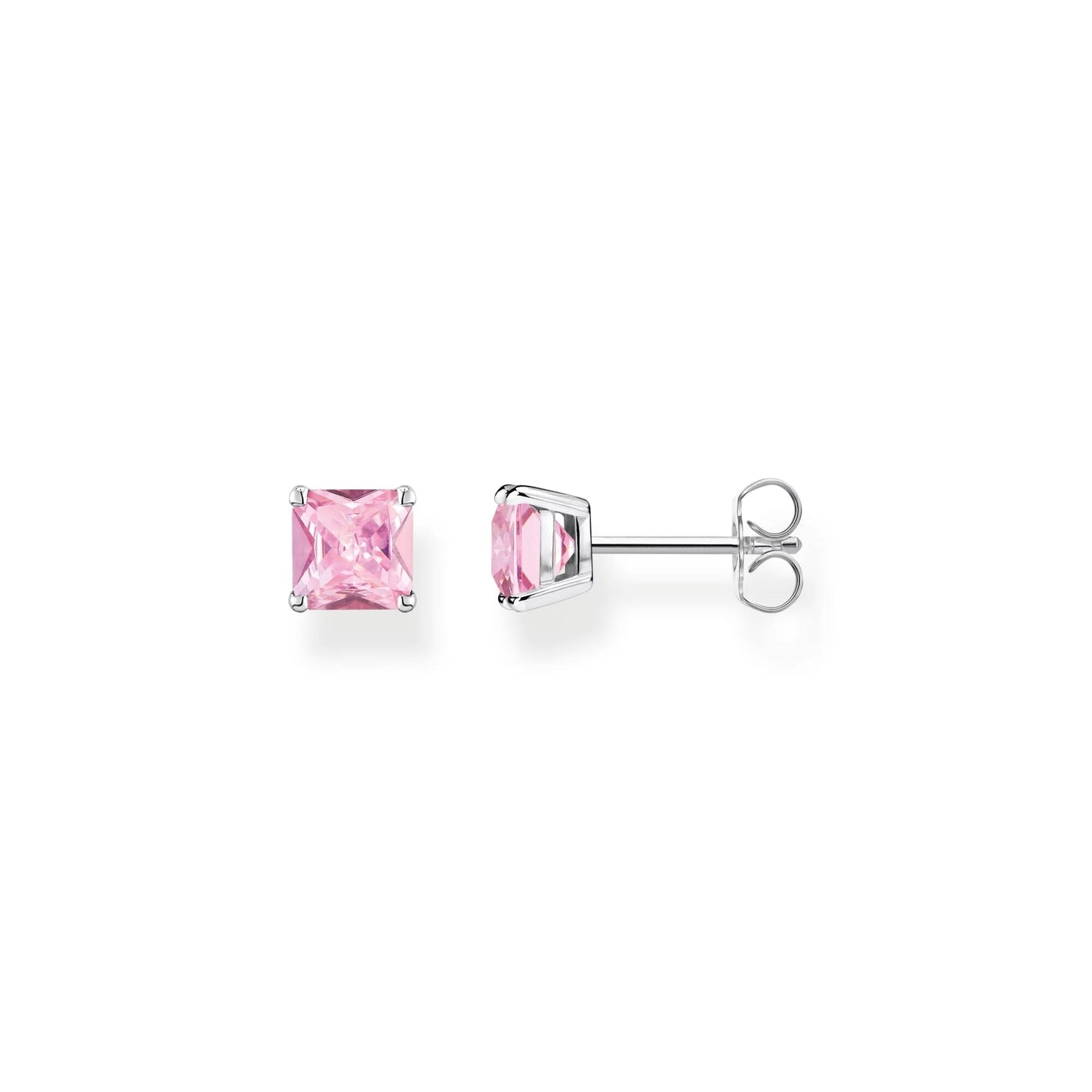THOMAS SABO Heritage Pink Stone Stud Earrings