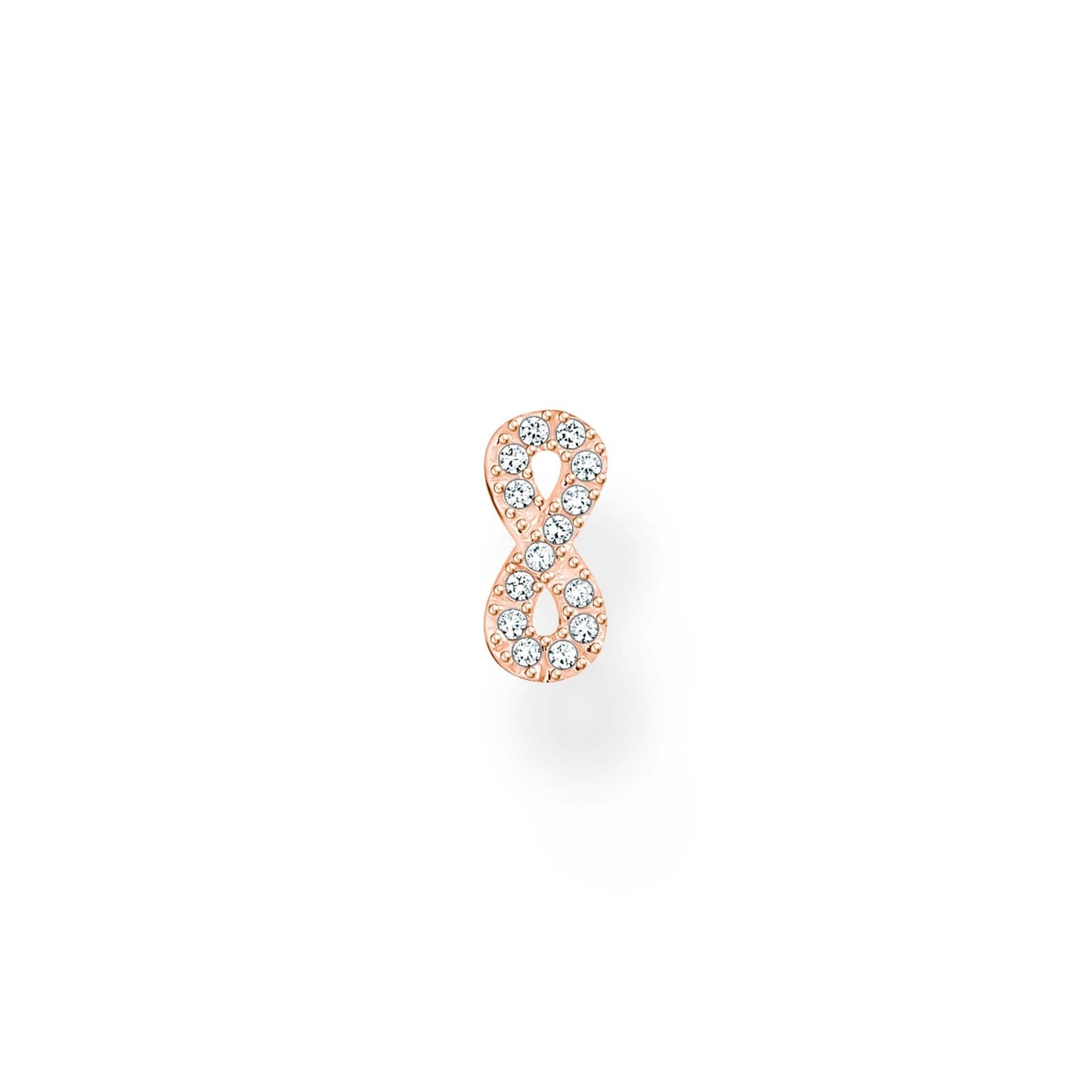 THOMAS SABO Single Ear Stud Infinity Rose Gold