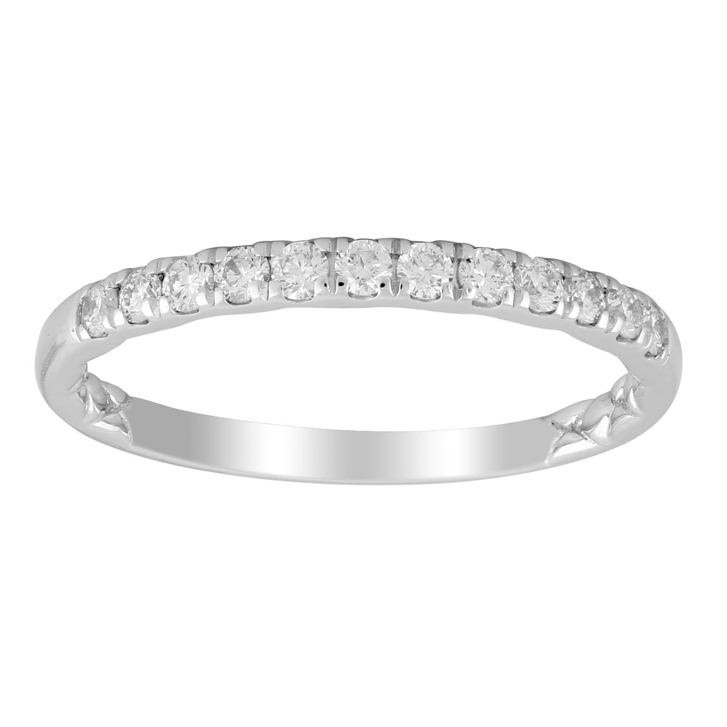 Diamond Band Ring with 0.25ct Diamonds in 18K White Gold