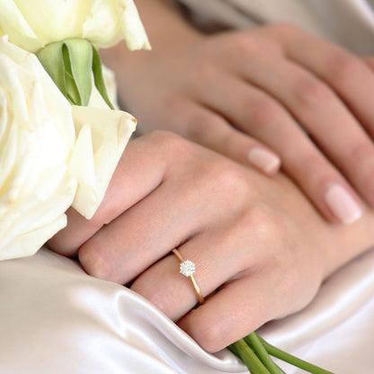 Solitaire Ring in 0.50ct Diamond with 9K Yellow Gold