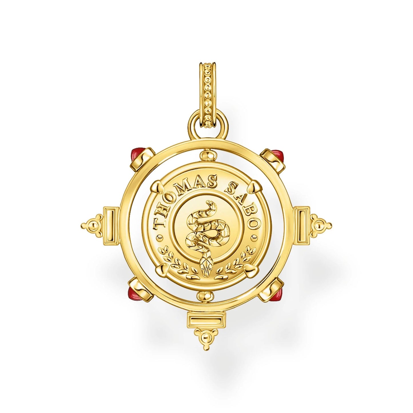 THOMAS SABO Rotating Coin Gold Pendant