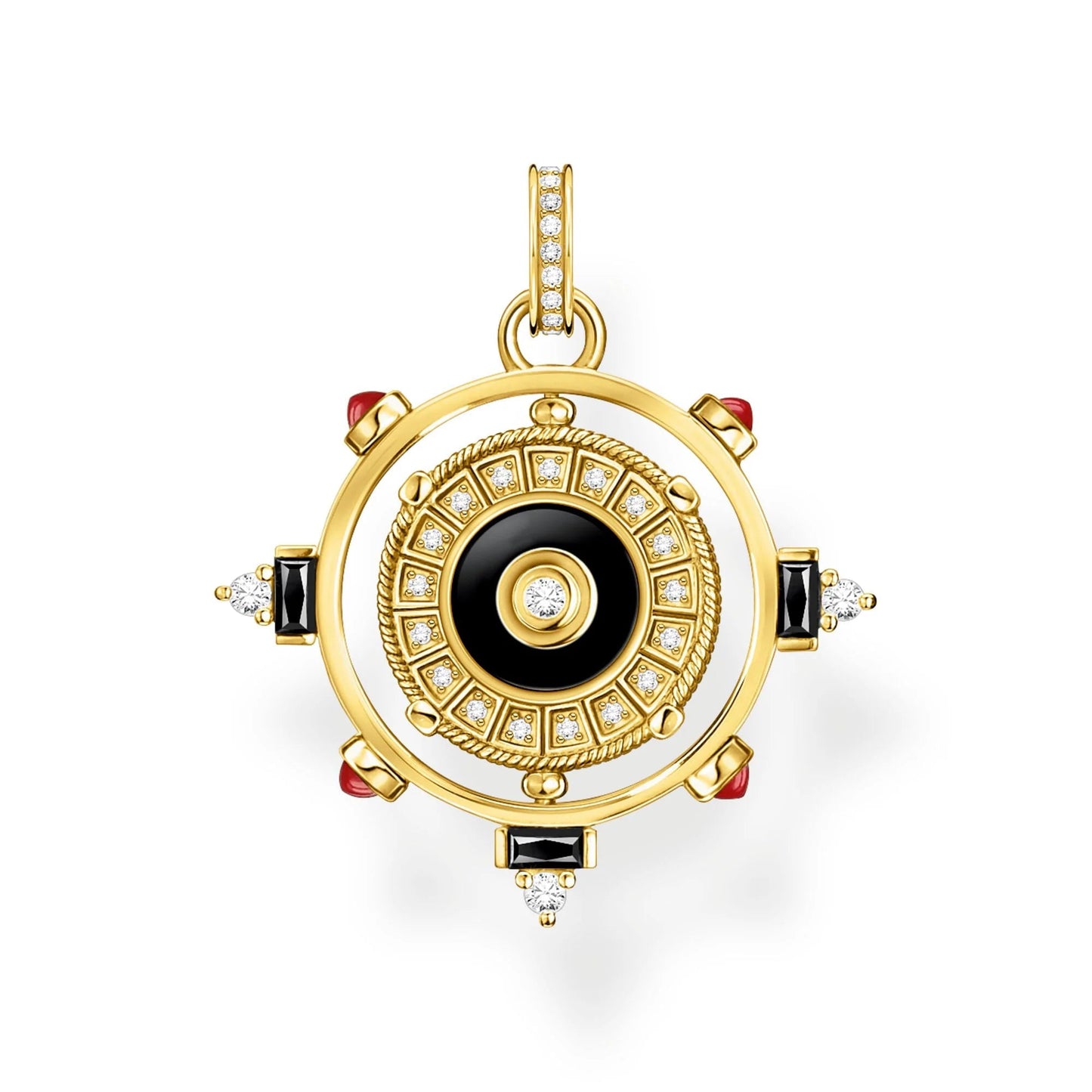 THOMAS SABO Rotating Coin Gold Pendant