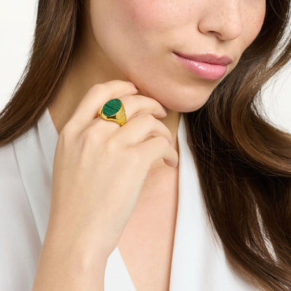 THOMAS SABO Ring green-gold