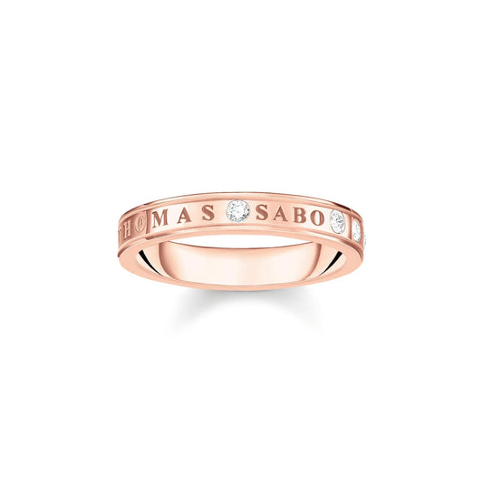 THOMAS SABO Sparkling Circles Rose Gold 1984 Ring
