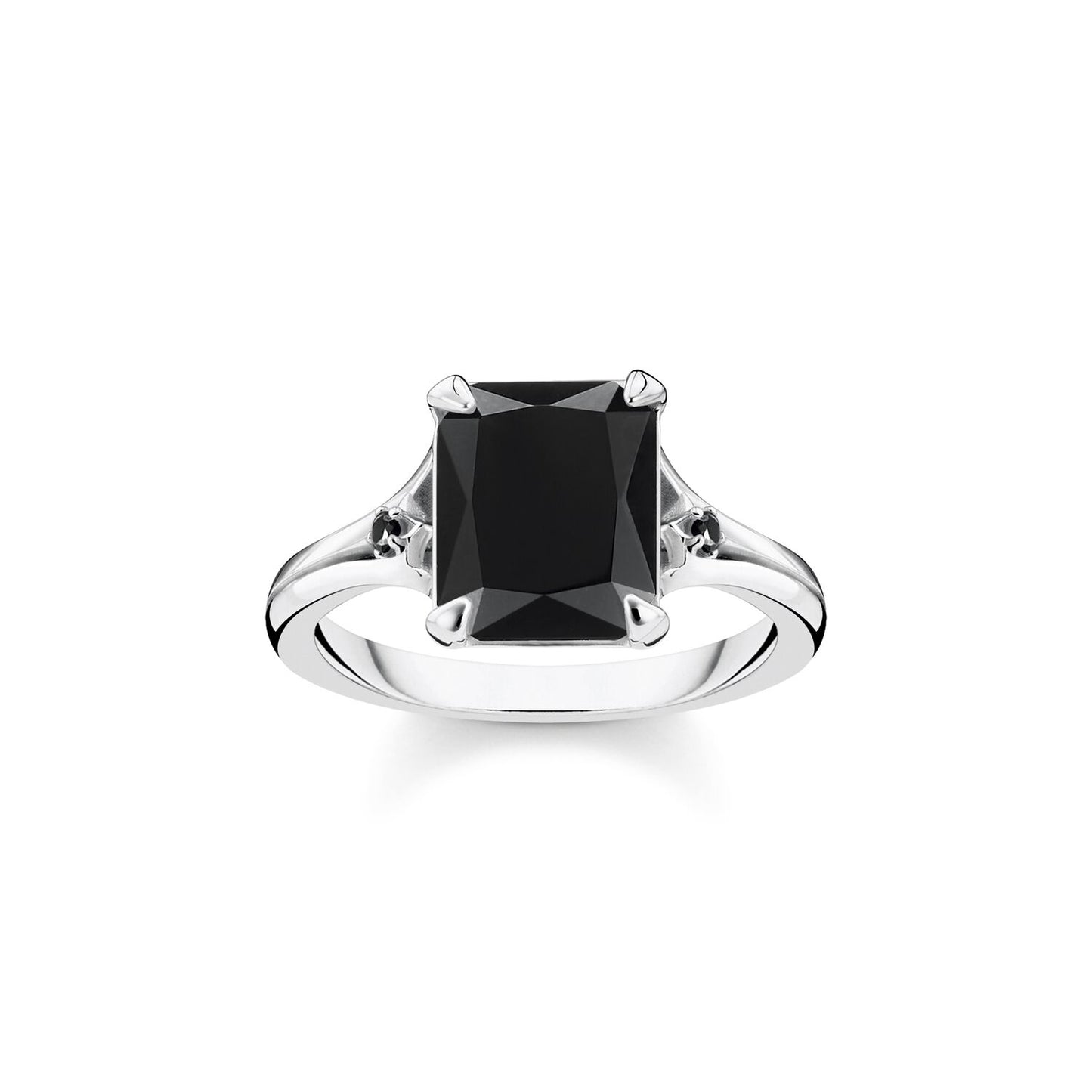 Thomas Sabo Ring Black Stone Silver