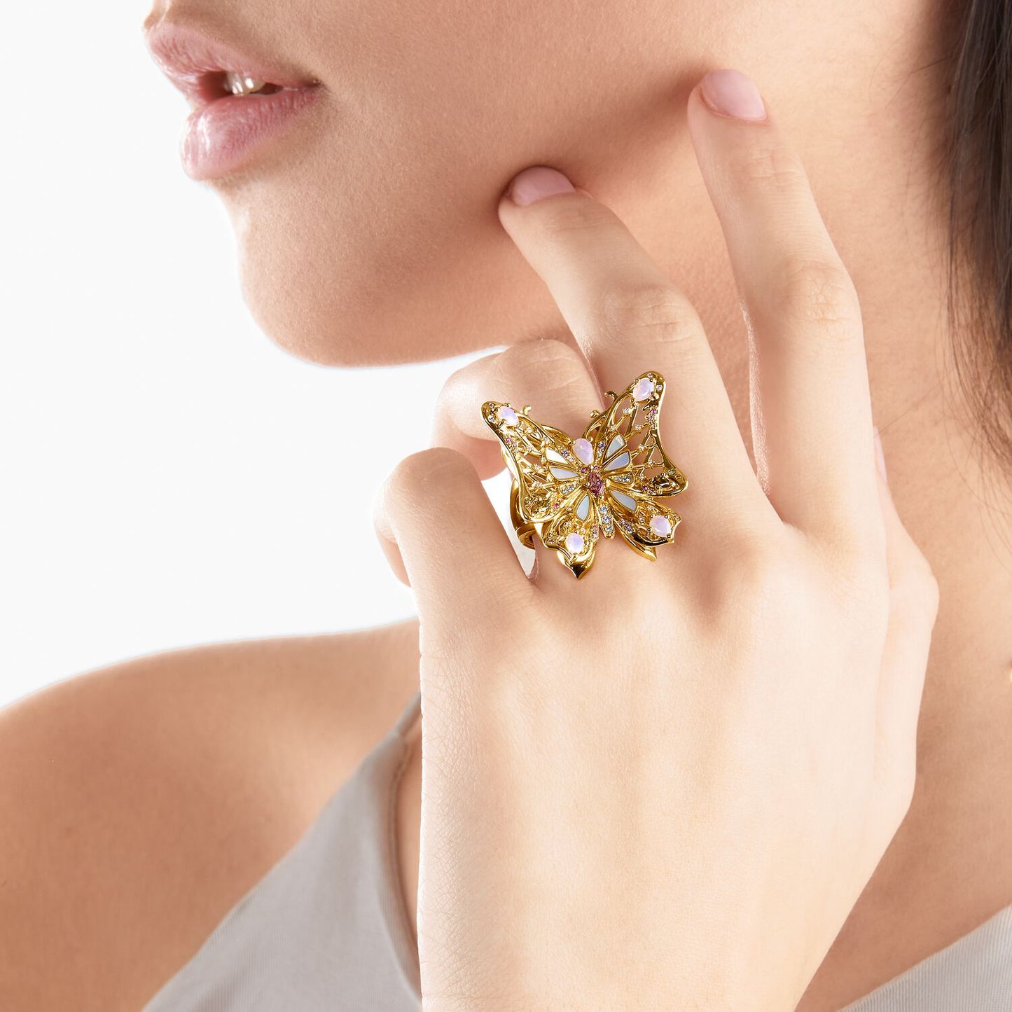 Thomas Sabo Ring Butterfly Gold