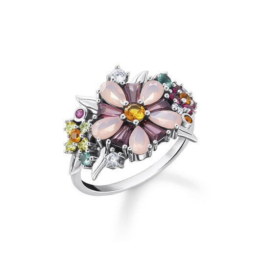 Thomas Sabo Ring Flowers Silver