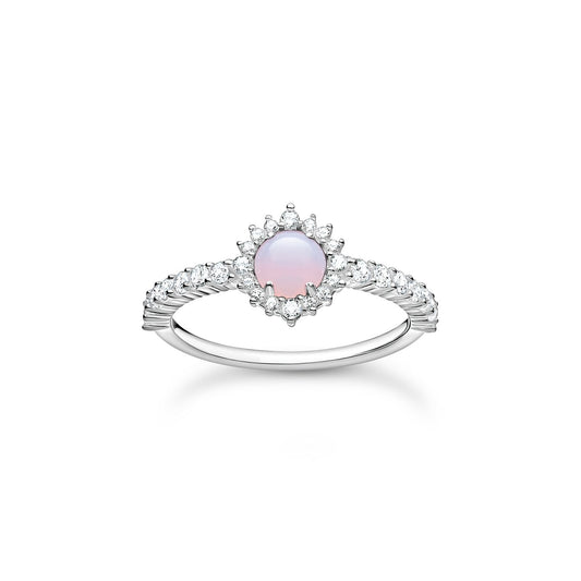 Thomas Sabo Ring Pink Stone Silver