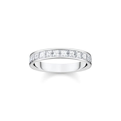 Thomas Sabo Ring White Stones Silver