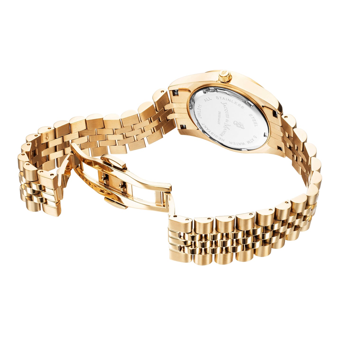 JDM Swiss-Made Inspiration Glamour Gold Watch