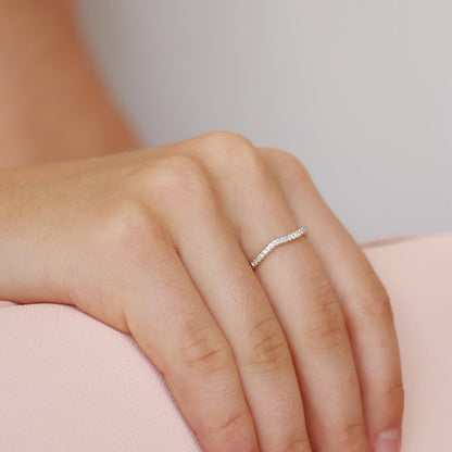 Ring with 0.12ct Diamond in 9K Yellow Gold