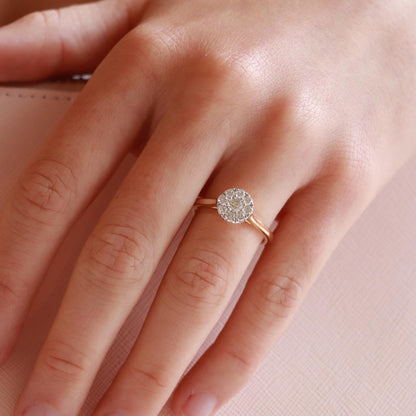 Ring with 0.50ct Diamonds in 9K Yellow Gold